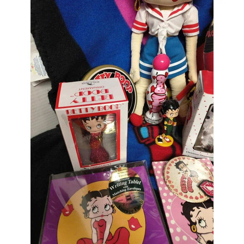 Large Vintage Lot Of Betty Boop Collectibles And Memorabilia Retro Many Items